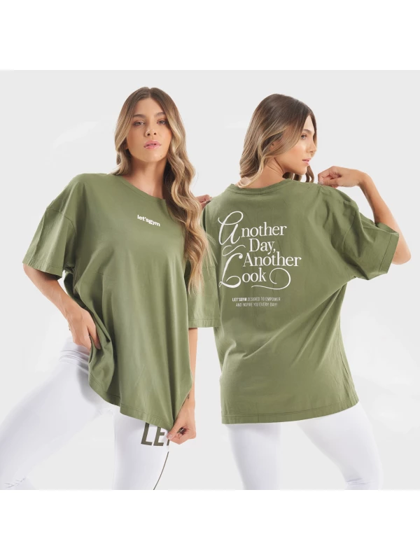 CAMISETA OVERSIZED ANOTHER DAY TAM-P