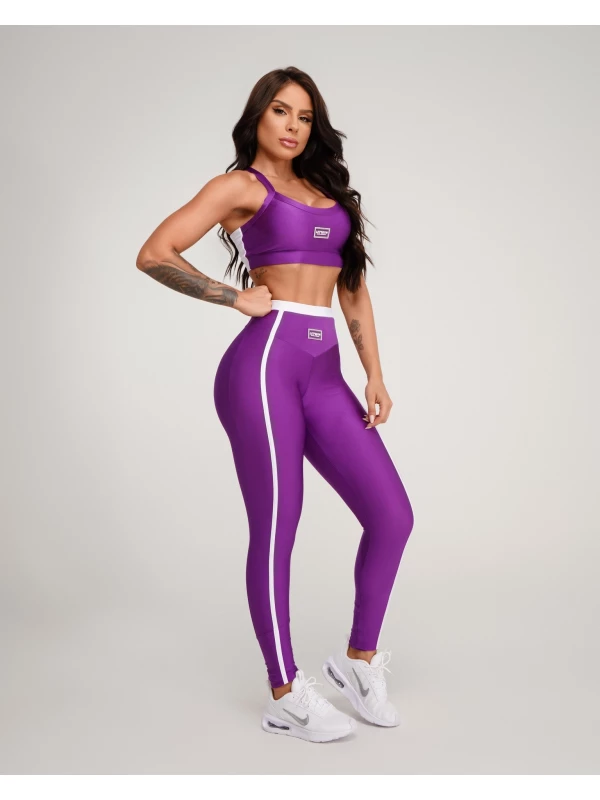 CONJUNTO TOP SHIFT/VIOLETA E LEGGING SHIFT/VIOLETA