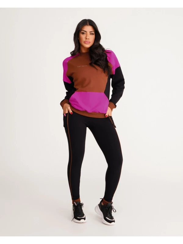 CONJUNTO JOGGER  E MOLETOM SHAP  TAM/P