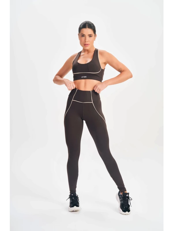 CONJUTO LEGGING E TOP ELASTIC TAM.G