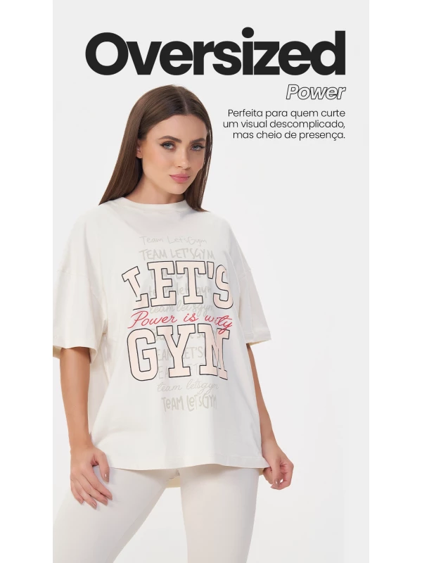 CAMISETA OVERSIZED POWER TAM G