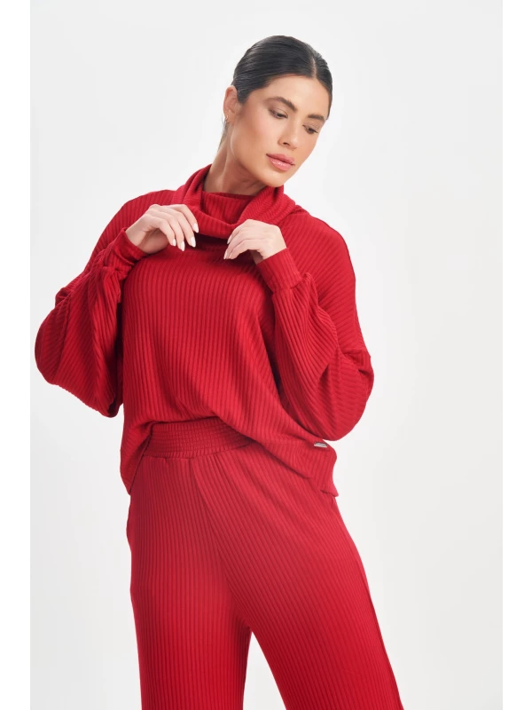 CALÇA CANELADA MARSALA TAM G.