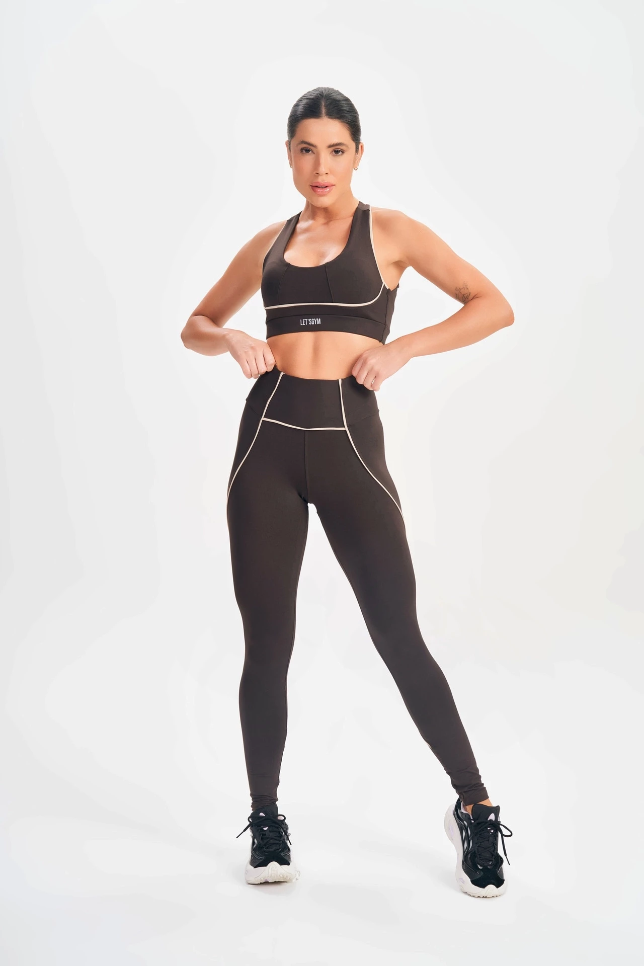 CONJUTO LEGGING E TOP ELASTIC TAM.G