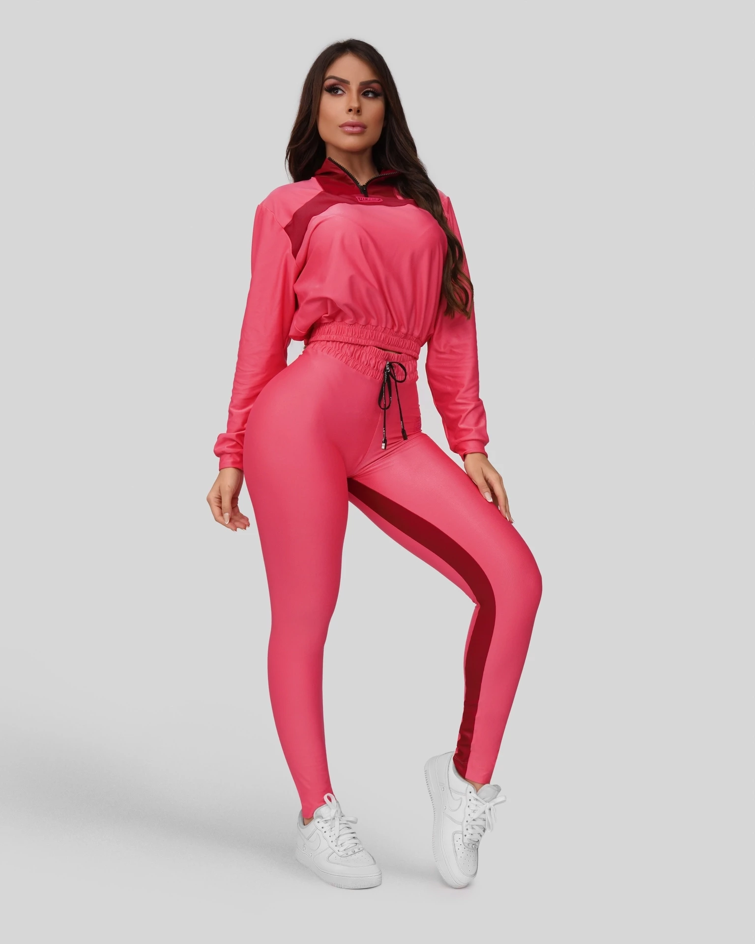 CONJUNTO BLUSA E CALÇA EVOLVE ROSA/TAM/P