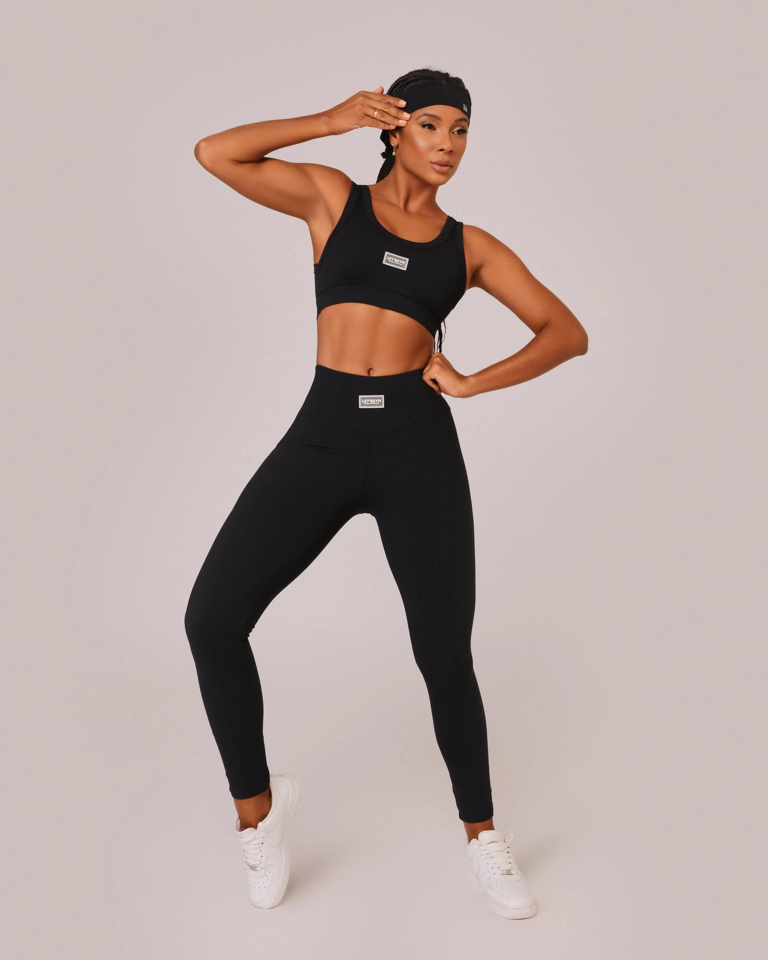 CONJUNTO TOP E LEGGING COMFORT RIBANA TAM/P
