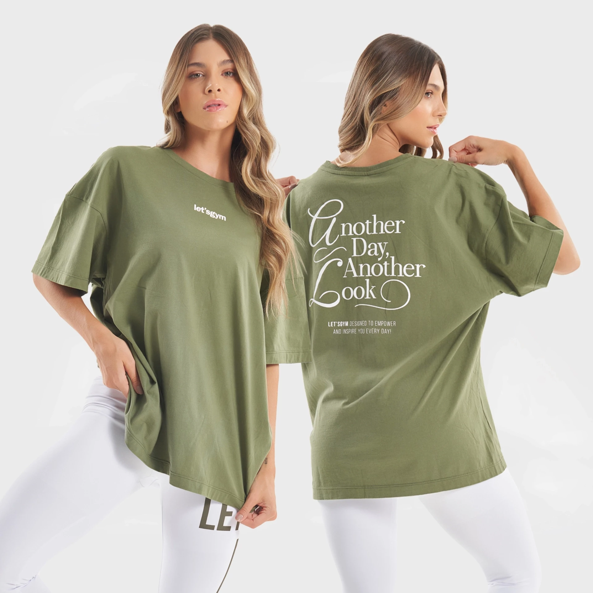 CAMISETA OVERSIZED ANOTHER DAY TAM-M.