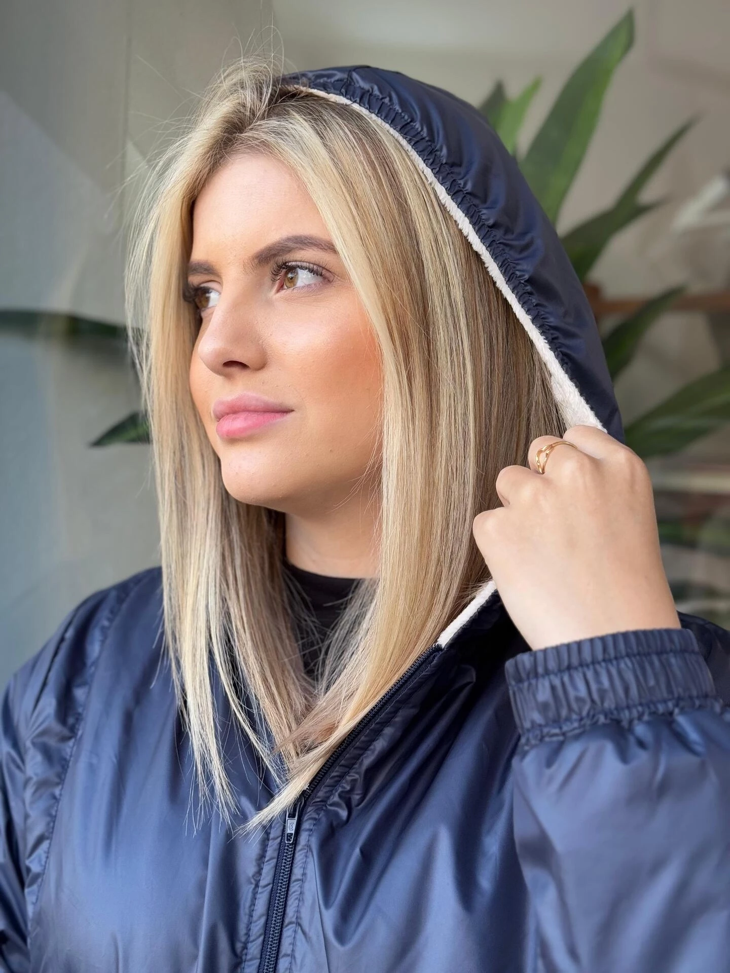 JAQUETA CORTA-VENTO PARKA TAM G